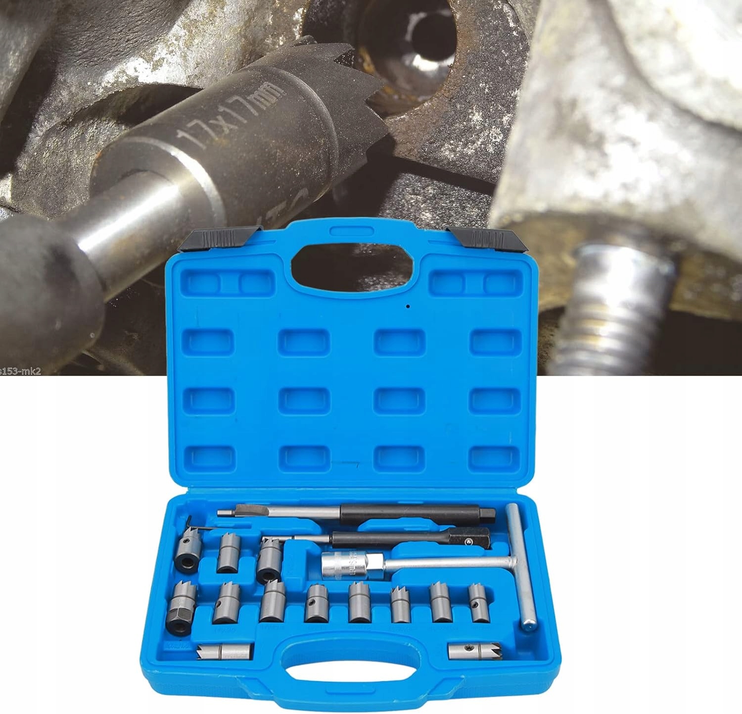 Frézy Na Čištění Zásuvek Vstřikovačů Frézy Vstřikovačů 17 Ks