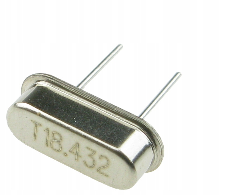 2× Kwarc 18,432MHz niski HC49/US