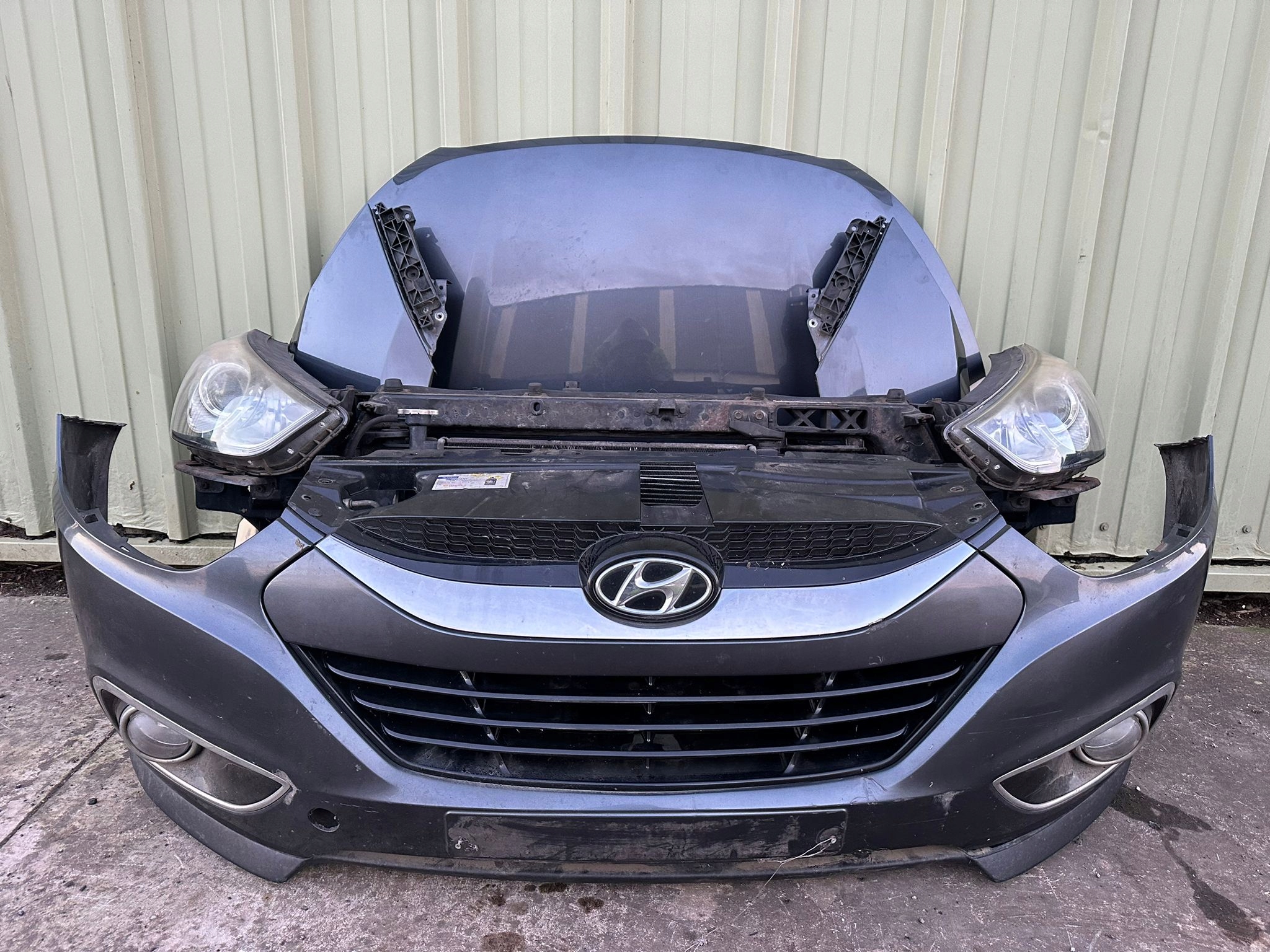 KOMPLETNY PRZÓD HYUNDAI IX35 5K MASKA ZDERZAK BŁOTNIK