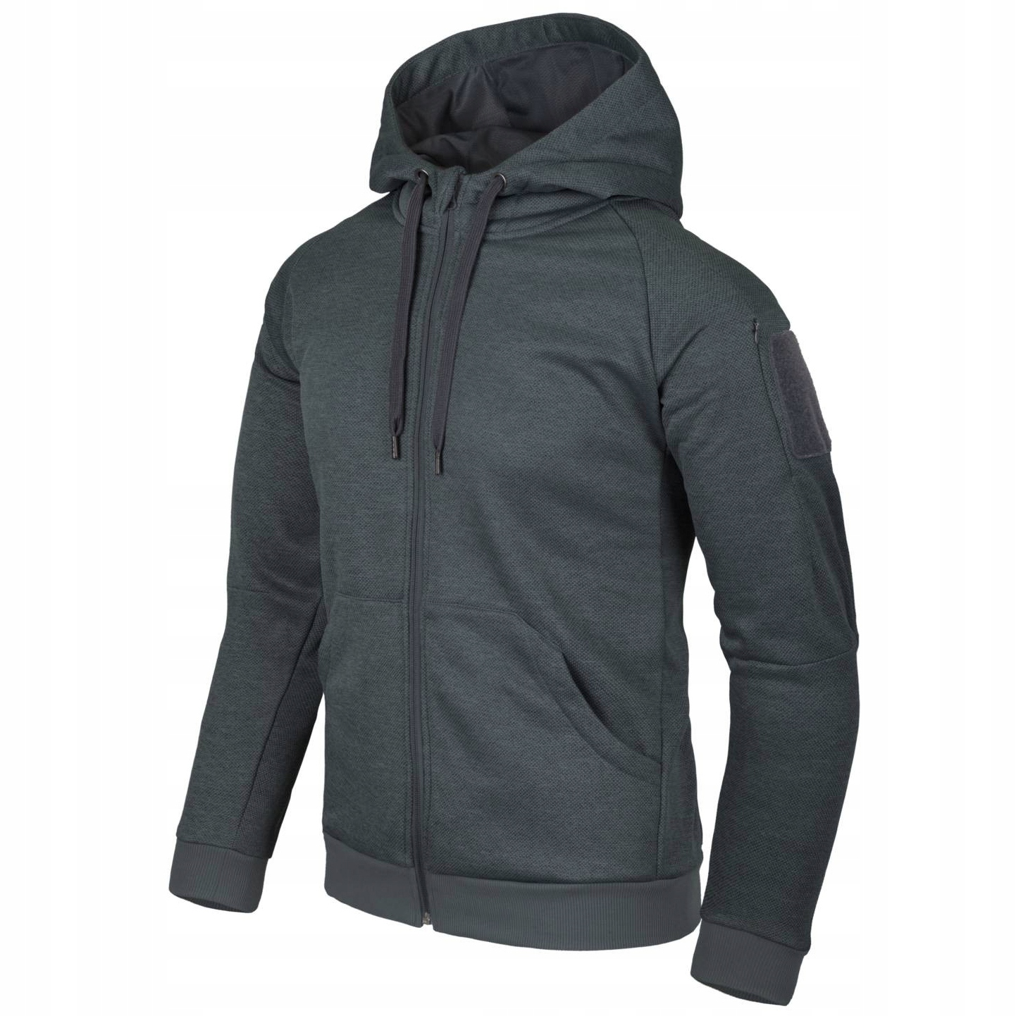 Pánská mikina s kapucí Helikon Tactical Hoodie Melange Black-grey L
