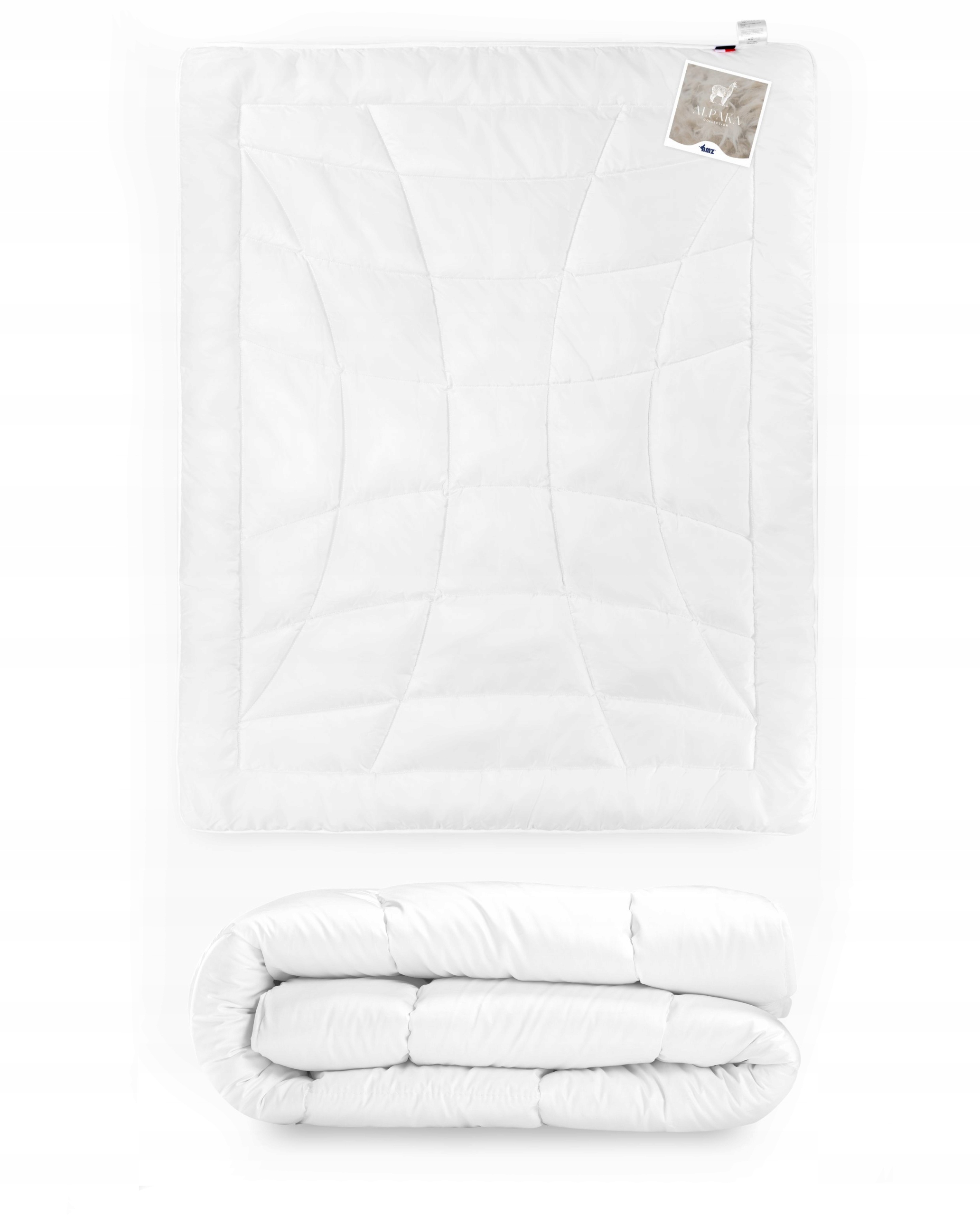 Přikrývka Alpaka zimní přírodní hypoalergenní vlna lehká 200x200 Amz