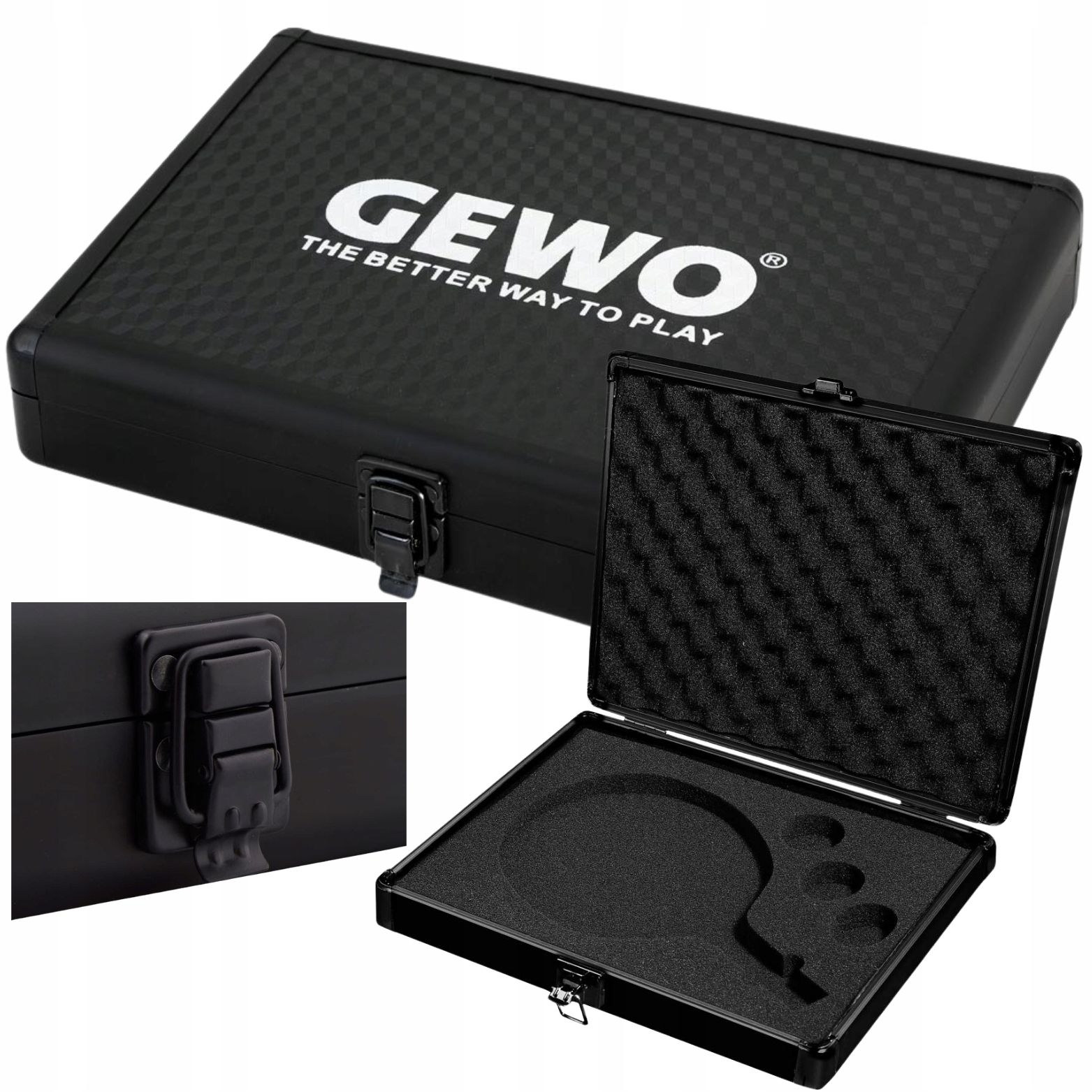 Hliníkové Obal Na Pálku Na Stolní Tenis Gewo, Obal Černé