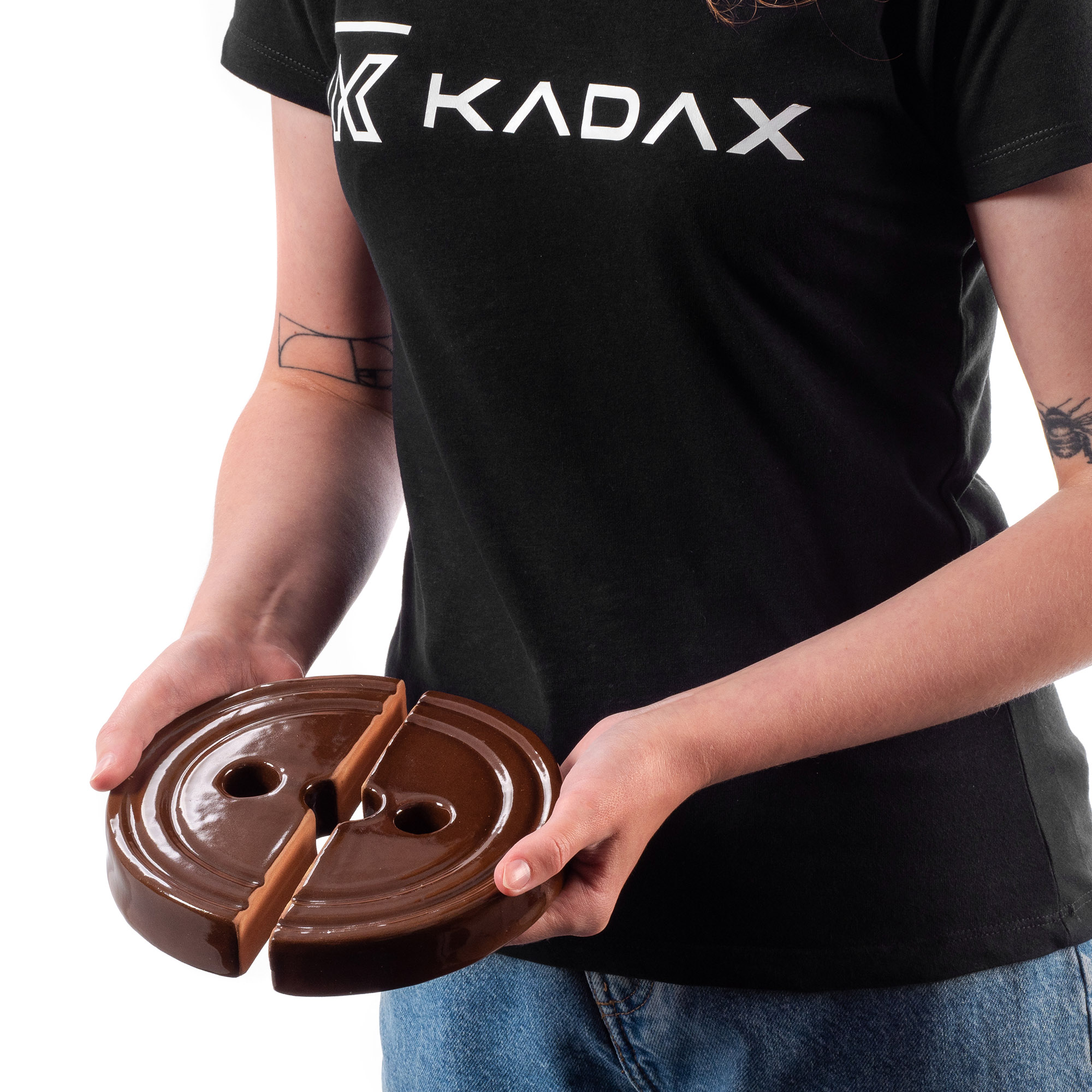 KAMIEŃ DOCISKOWY DO KISZENIA BECZKI 17cm 2x Materiał dominujący ceramika