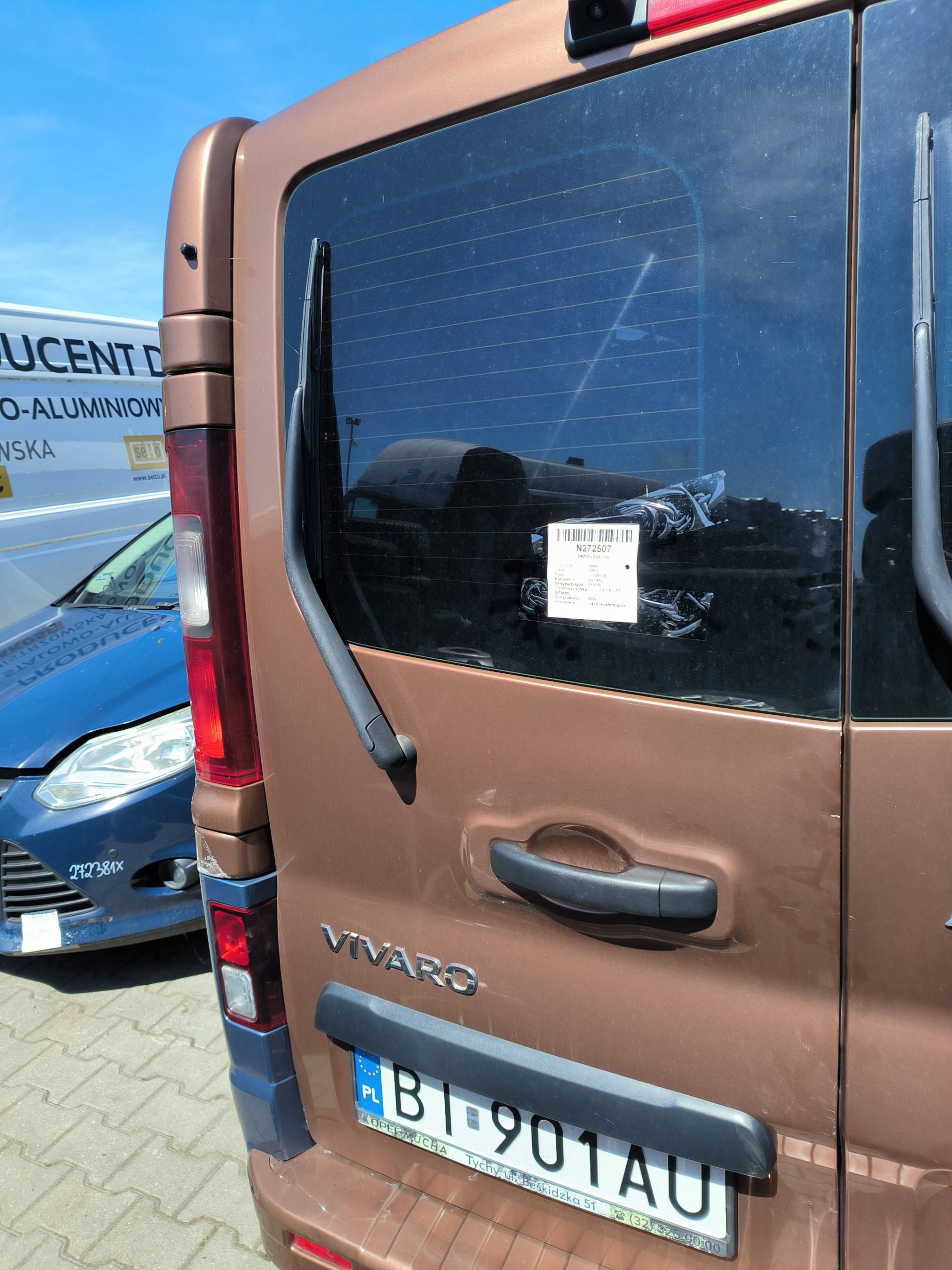 Tür links heck L41R TRAFIC OPEL VIVARO B
