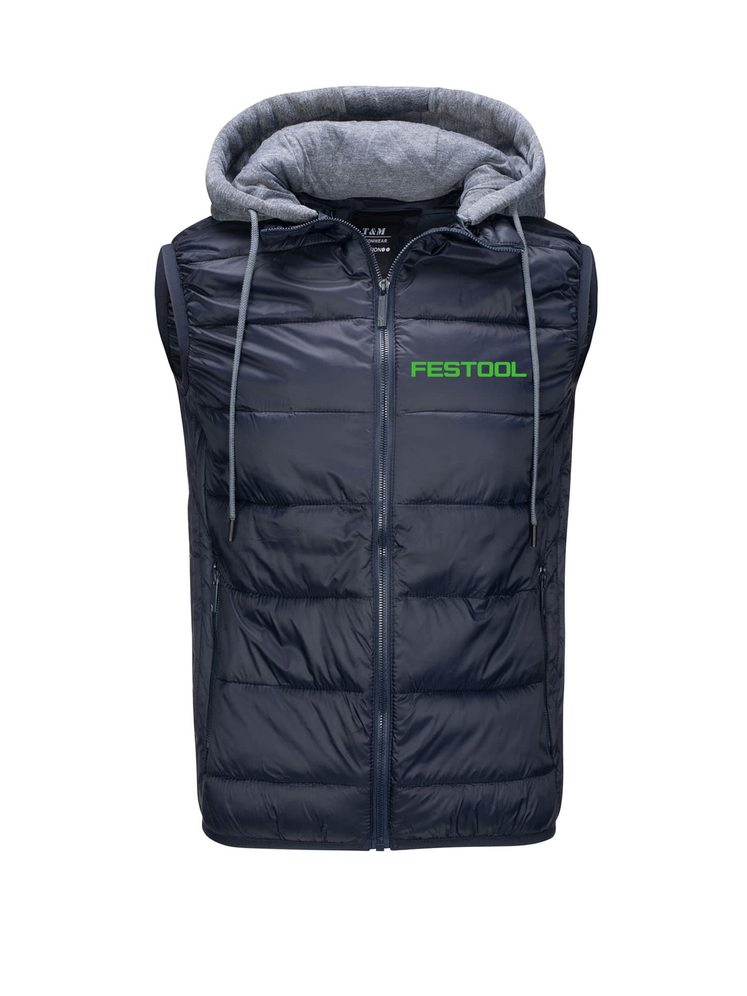 Bunda Bez Rukávů S Prošívaným Zateplením Festool, Tmavě Modrá, 3XL