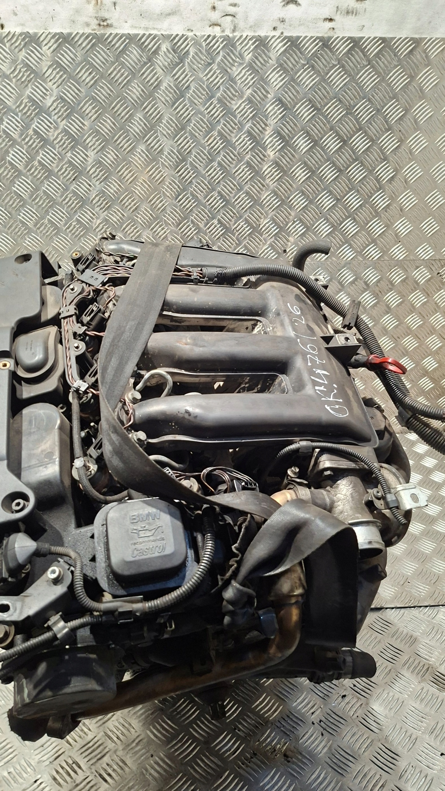 engine pillar Z UKLADEM PALIWOWYM BMW E46 2.0D 150KM