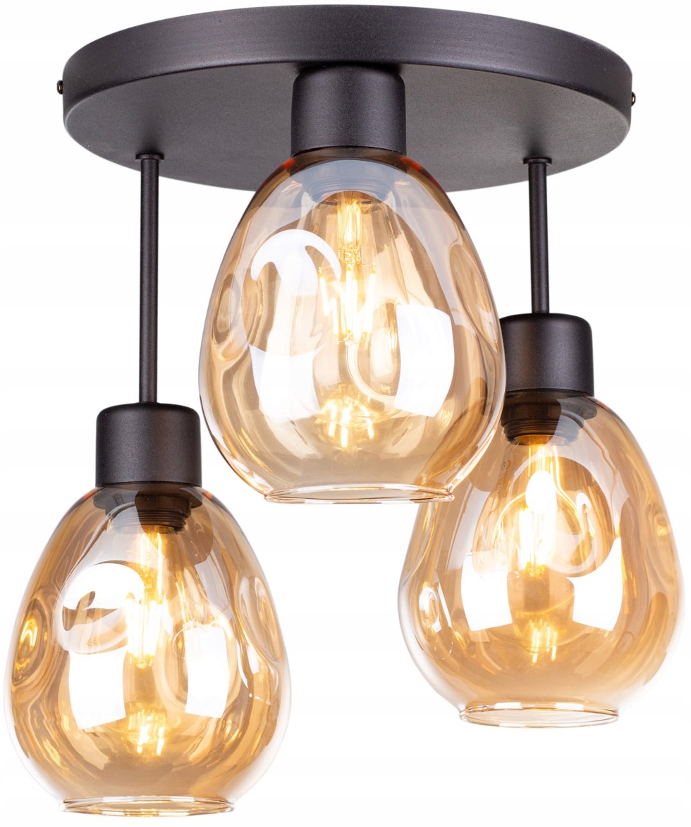 

Lampa Wisząca Sufitowa Żyrandol Plafon Led Szkło
