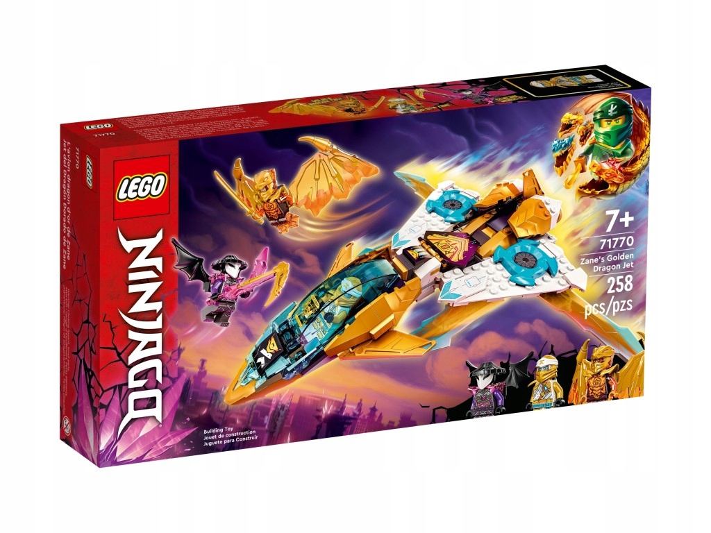 Lego Ninjago 71770 Zlatý Zaneův dračí tryskáč Nové