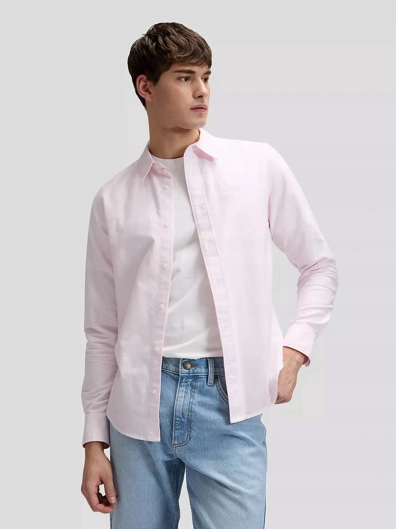 Pánská košile Lee Shirt Icy Pink Cross 112376560 L