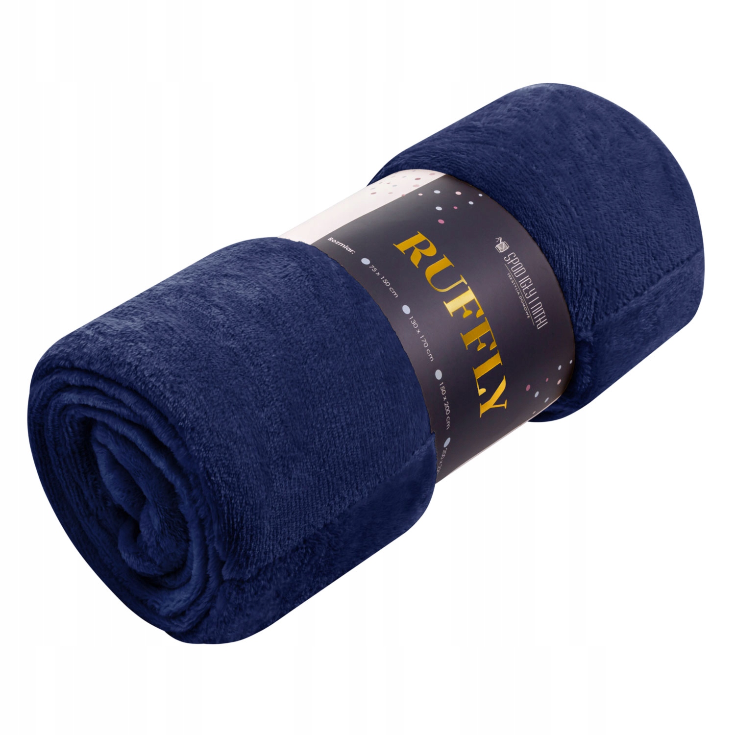 Deka z mikrovlákna 200x220 modrá Ruffly