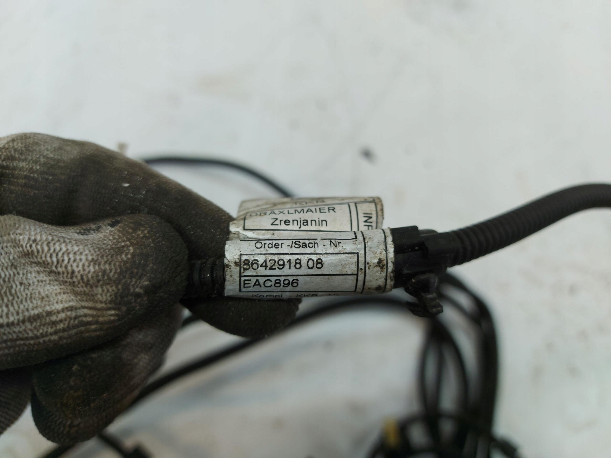 BMW G30 530E bundle motor wiring 8642918
