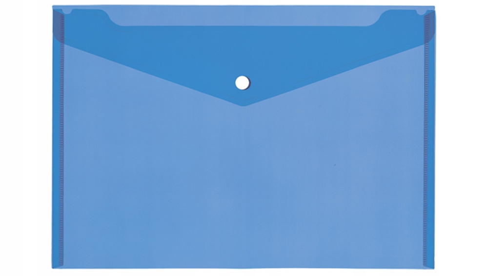 TECZKA KOPERTOWA - NA ZATRZASK A4 - NIEBIESKA