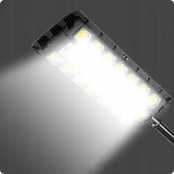 LAMPA SOLARNA CZUJNIK RUCHU ZMIERZCHU +PILOT 1600W Liczba punktów światła więcej niż 12