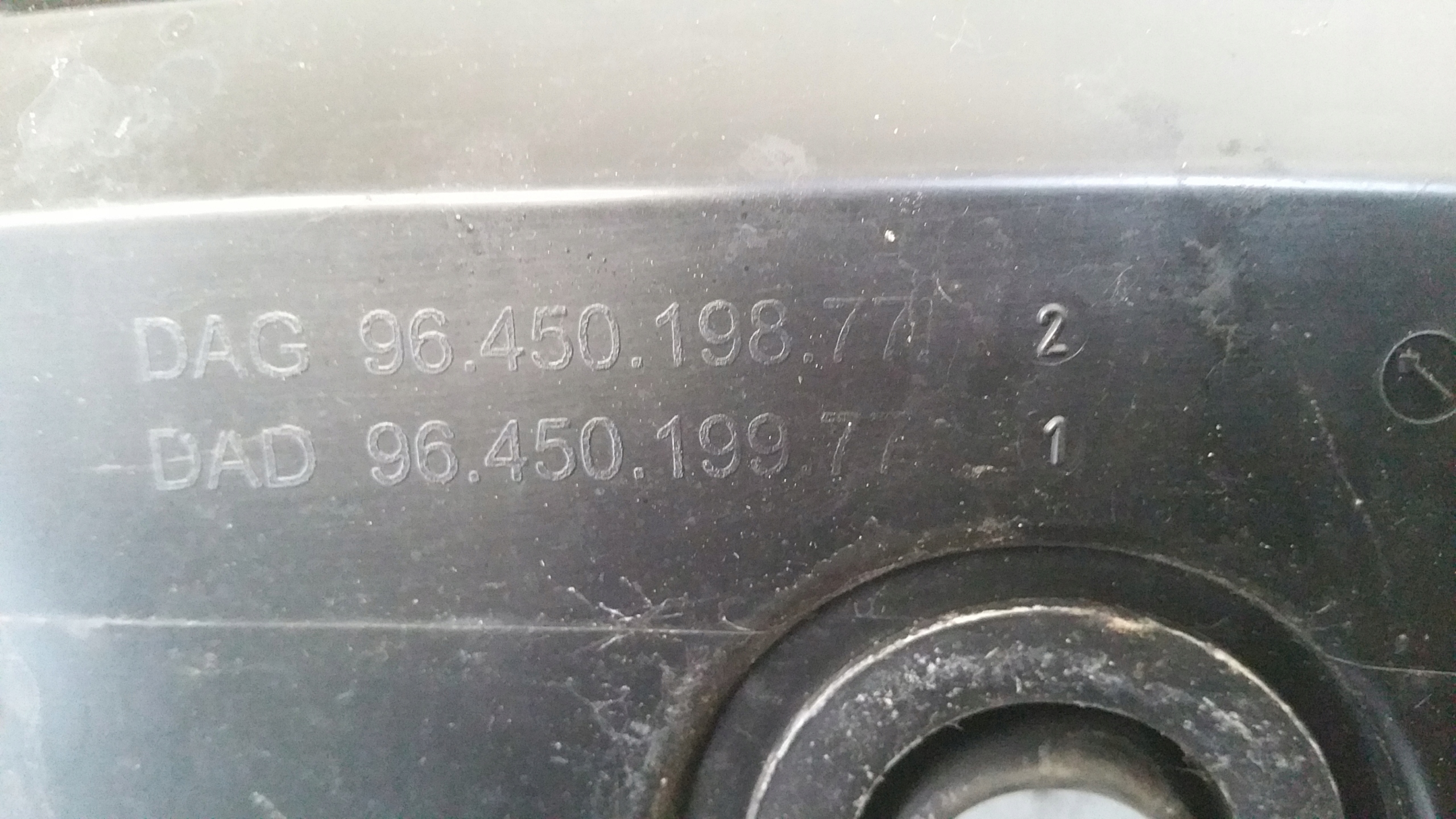 torpédo 9645019877 Citroen Pluriel