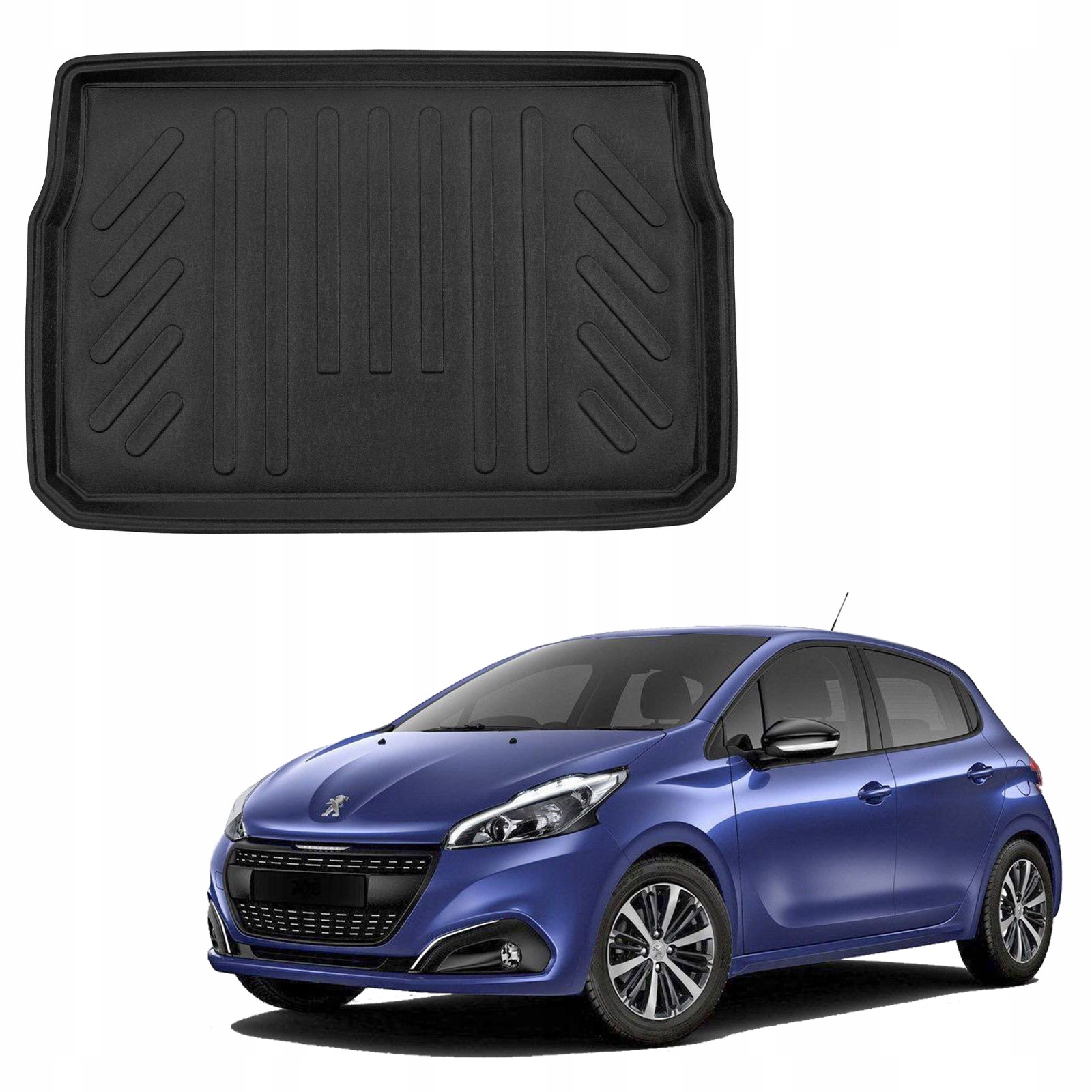 Peugeot 208 2012-19 mata wkład bagażnika