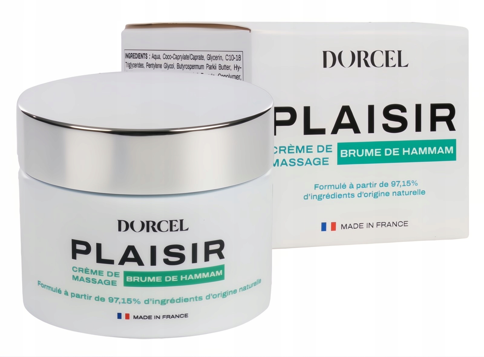 Smyslný masážní krém Plaisir Brume De Hammam 150 ml Jasmín