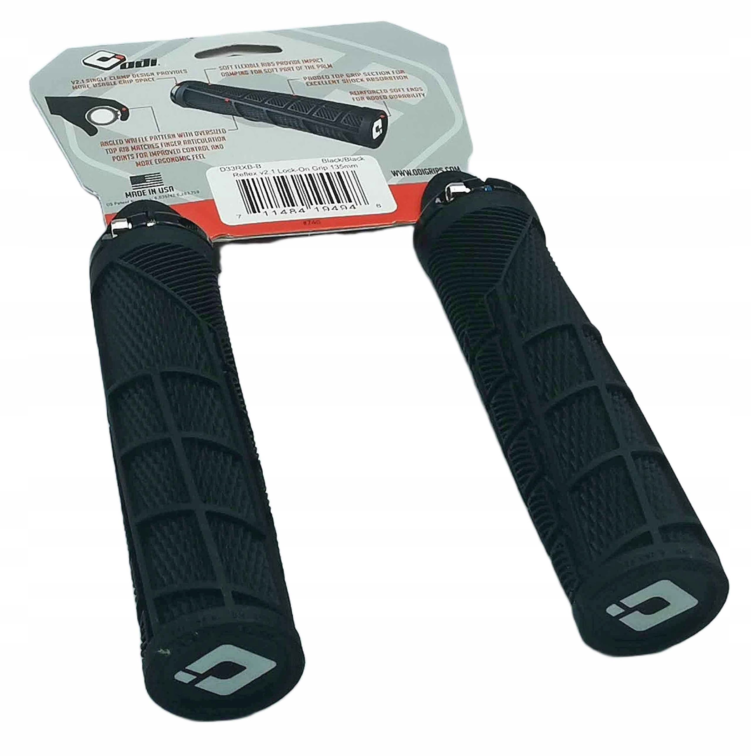 Odi Reflex V2.1 Komfortowe Chwyty Rowerowe m.in. Usa Black