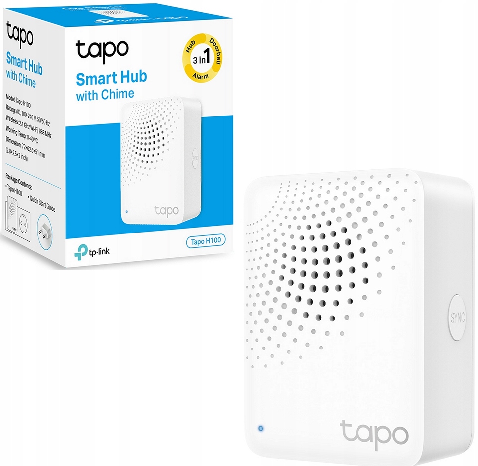 HUB intelligent TP-Link TAPO H100 avec alarme
