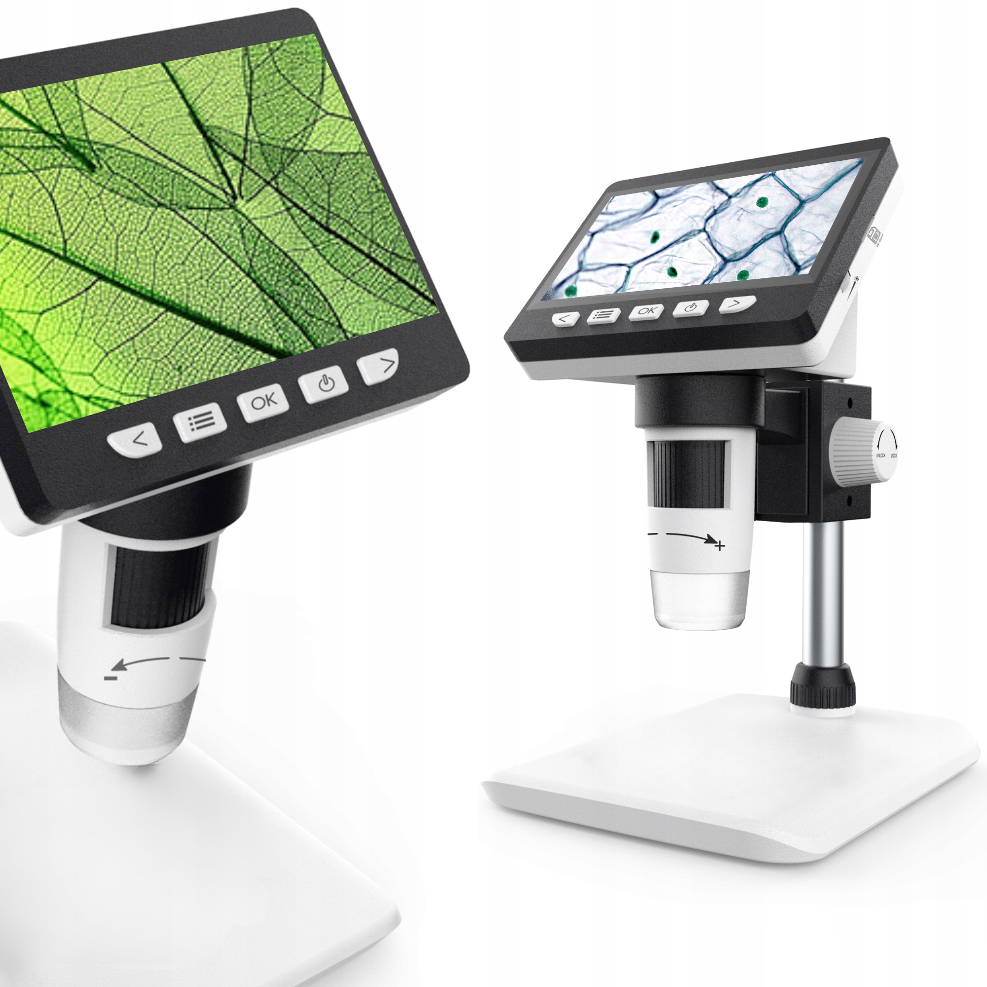 Mikroskop Cyfrowy Ekran Pc MacOS Windows Cyfrowy 1000x Usb