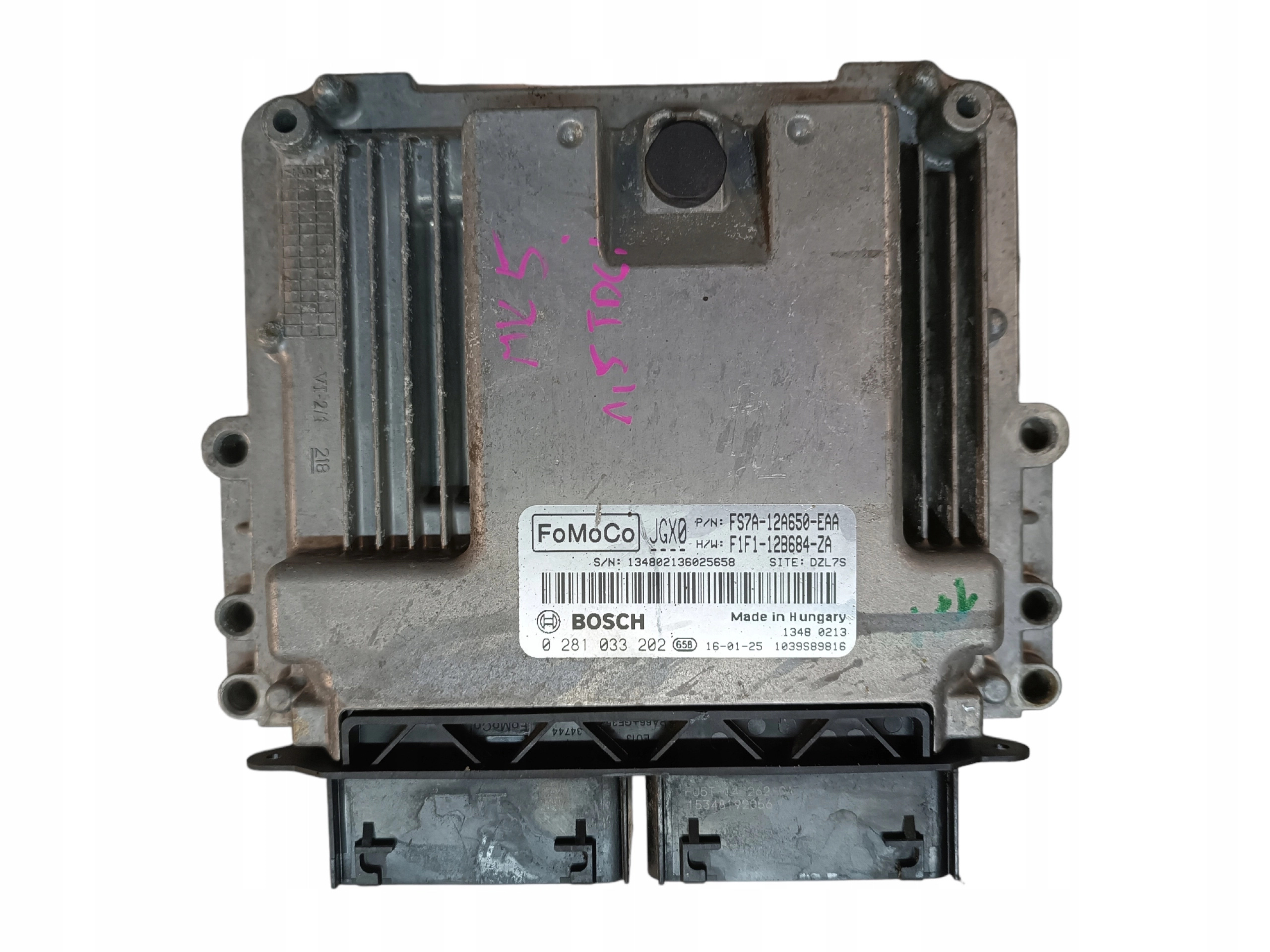 Computer Bedienteil FORD MONDEO MK5 1.5 TDCI 0281033202
