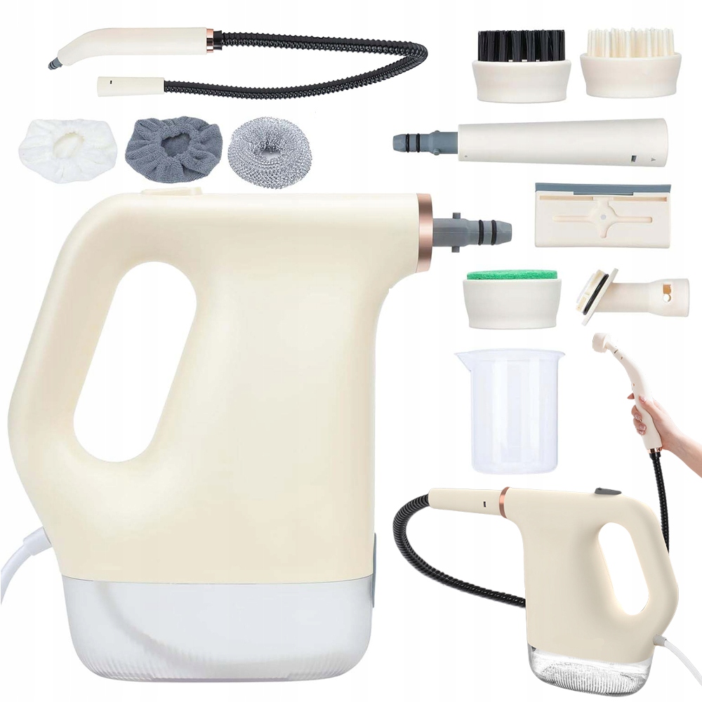 Myjka Parowa Parownica Na Pluskwy Czyścik Ciśnieniowy 1200W Do Dywanów, Sof