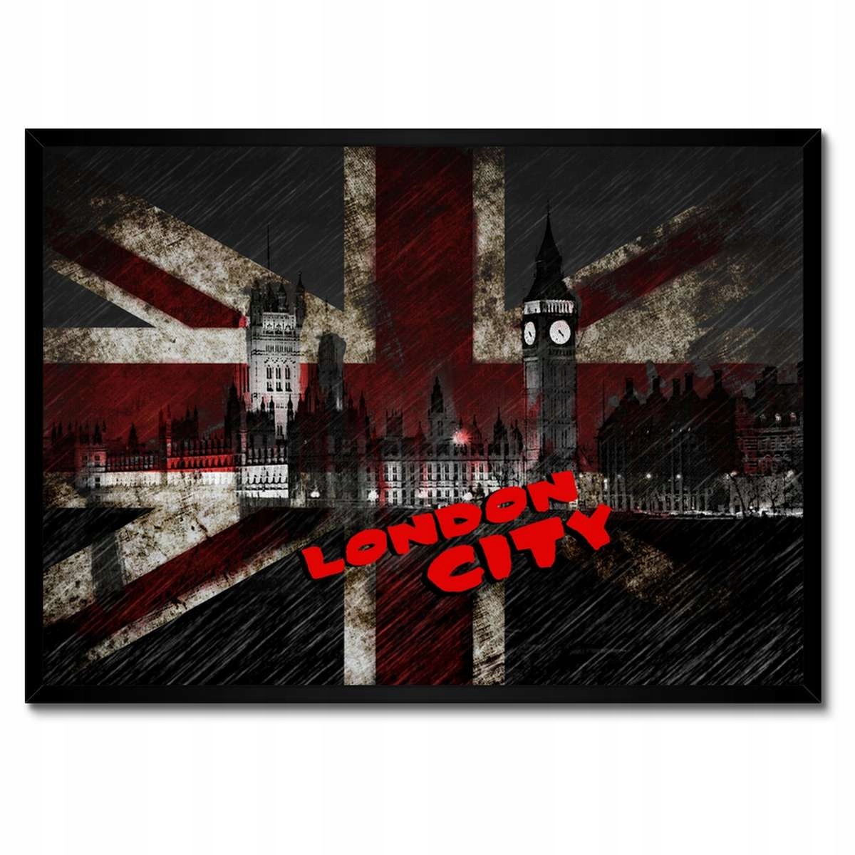 Plakáty v rámu 70x50 London City Londýn Anglie Big Ben