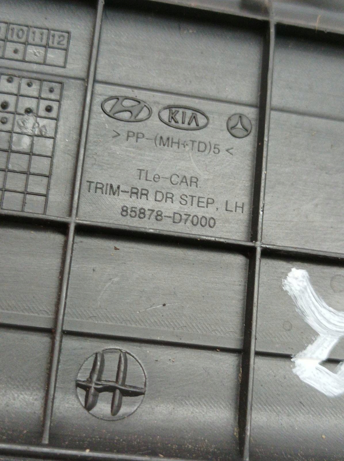 moulding threshold cap cover left right KPL 85873D7000 Hyundai Tucson TL
