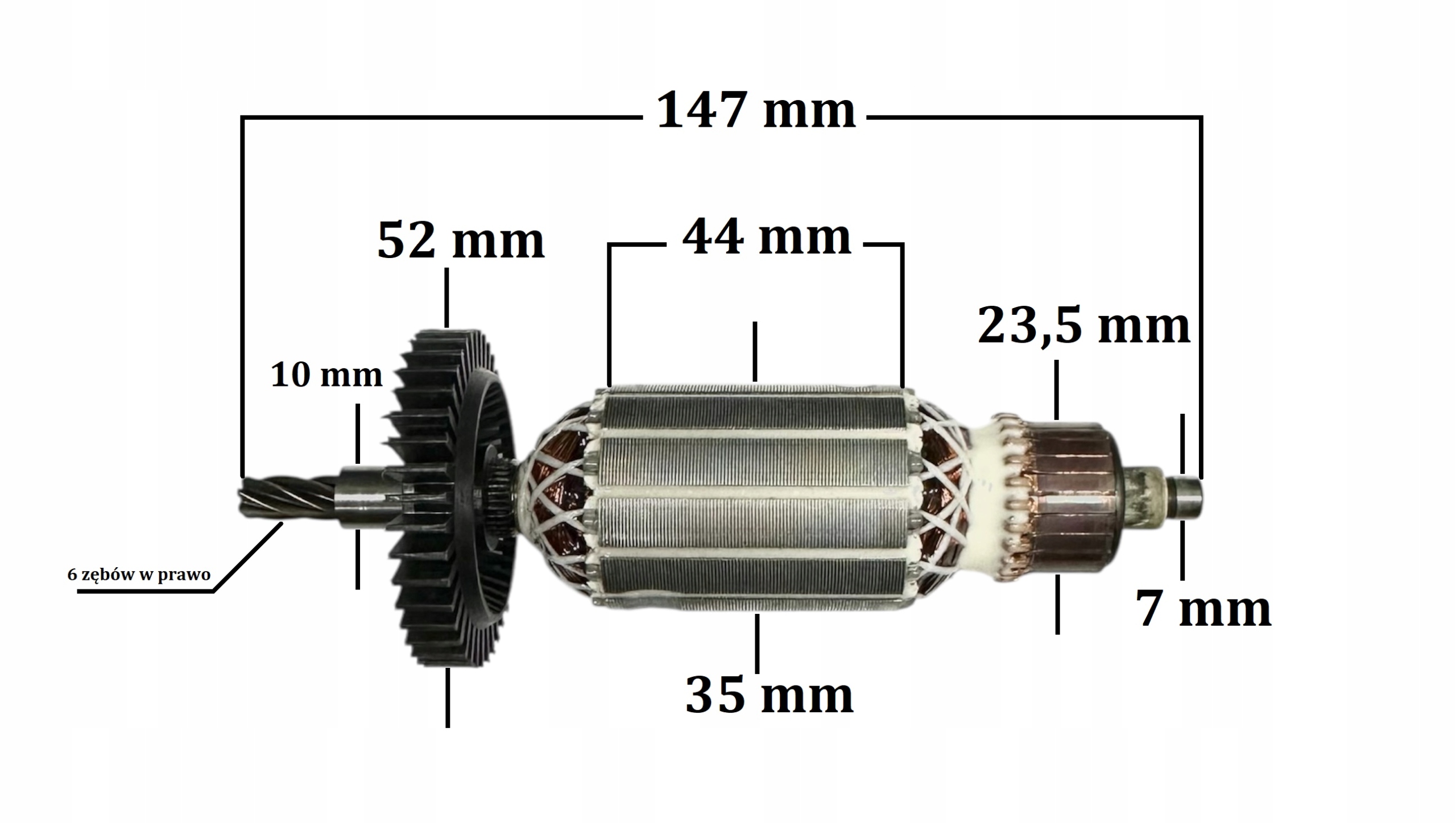 Oběžné kolo pro brusku DeWalt 566 (jk 1484)