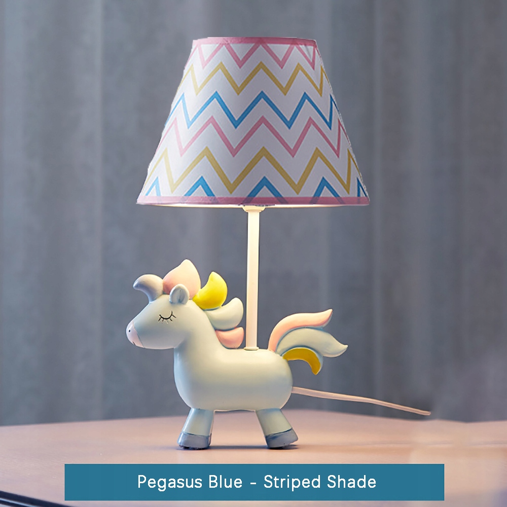 niebieski Jednorożec Trójkolorowy lampa stołowa EAN (GTIN) 0732246279284