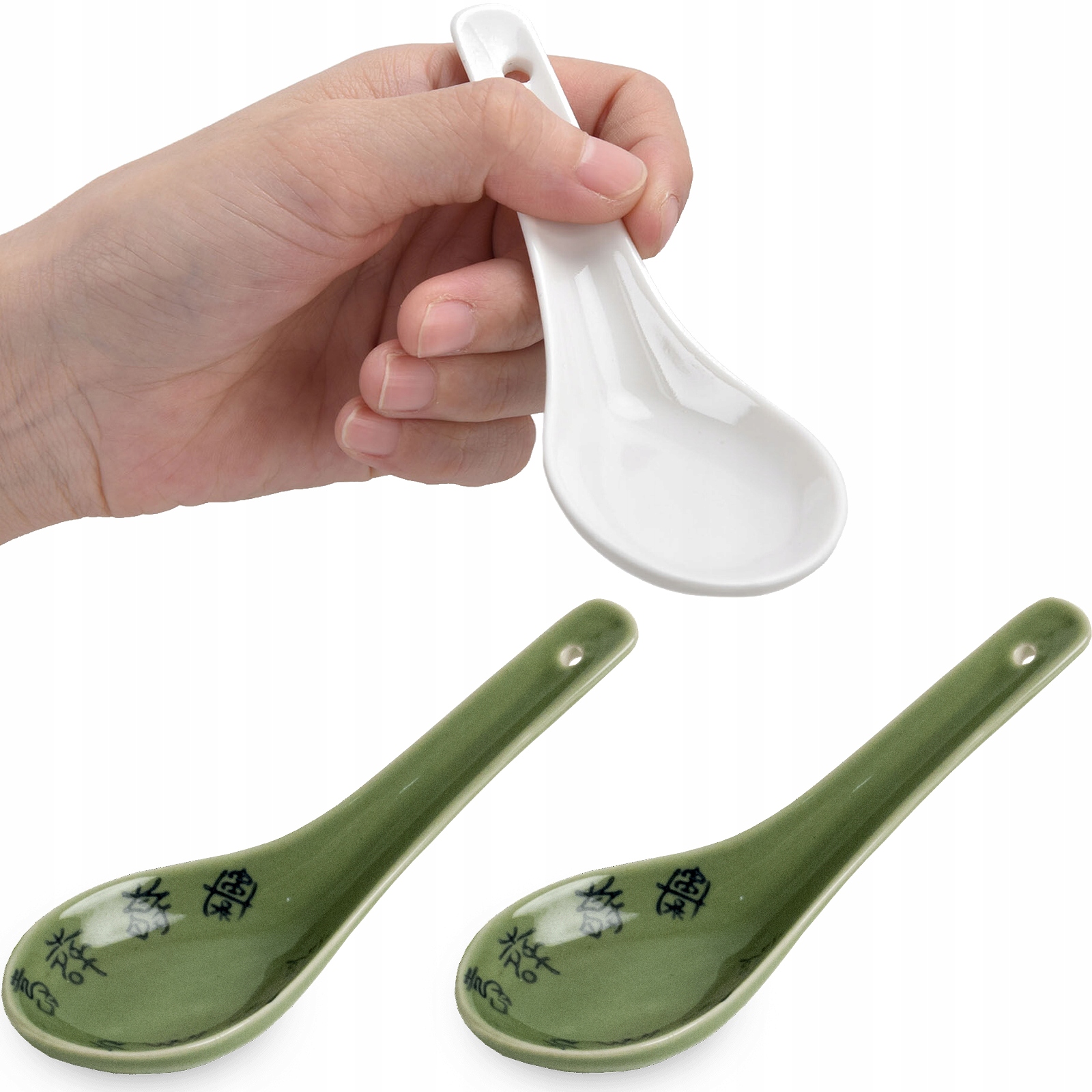 

Łyżka Porcelanowa Do Zupy Zielona Celadon 14cm