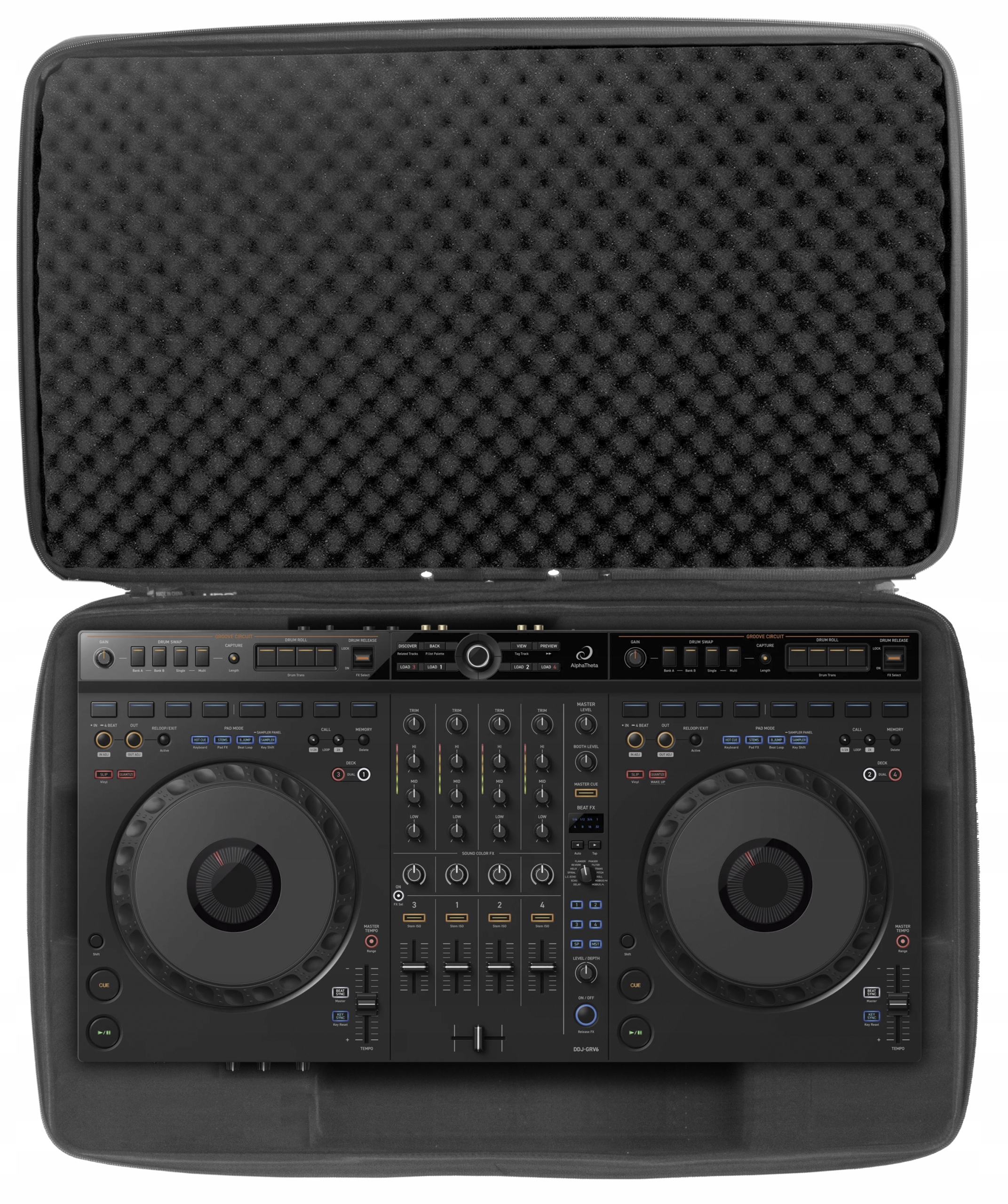 Tvrdá Prepravná Taška Udg Creator AlphaTheta DDJ-GRV6 Hardcase Black
