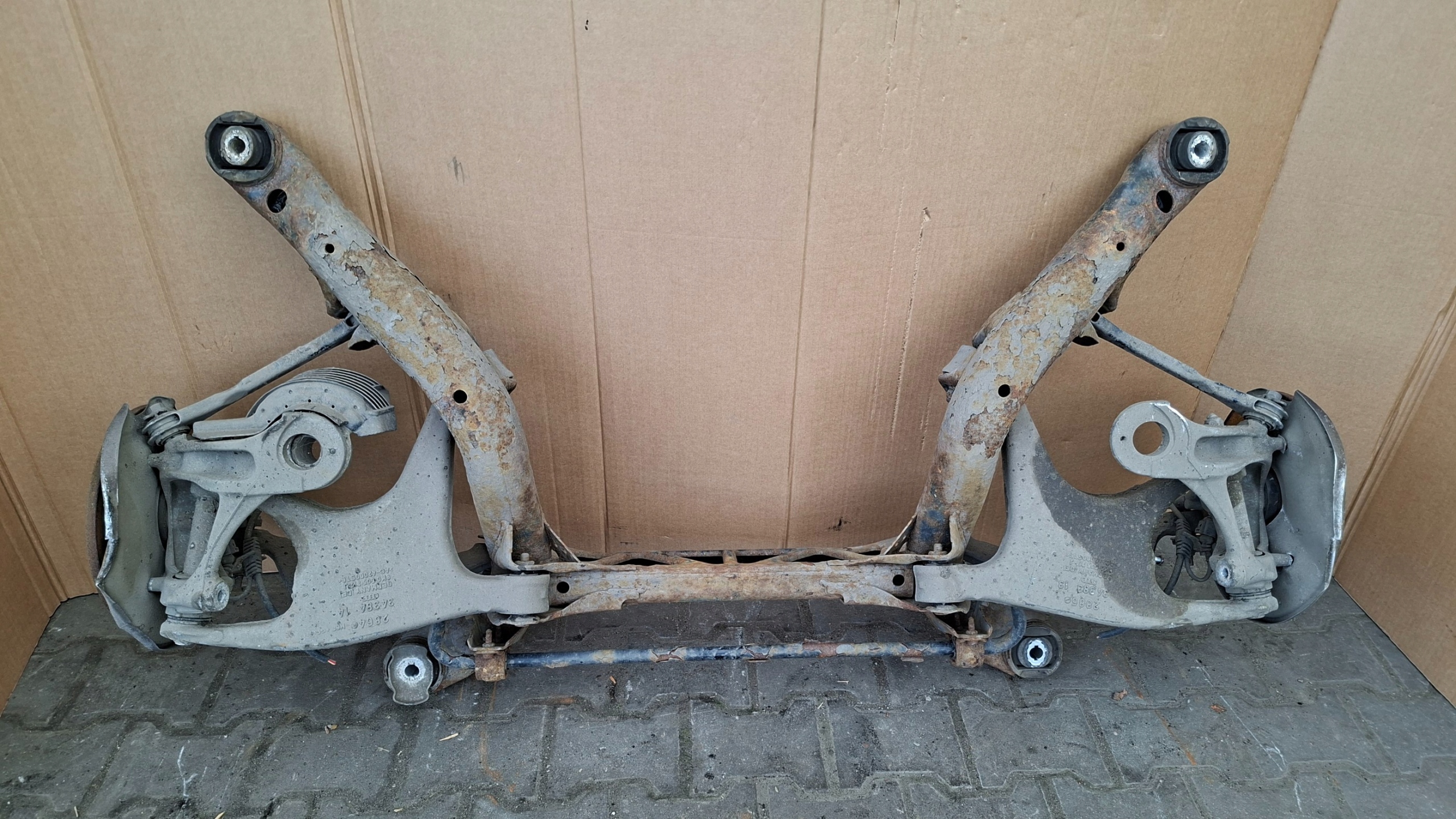 axle beam subframe rear part AUDI A4 B8 2.0TDI
