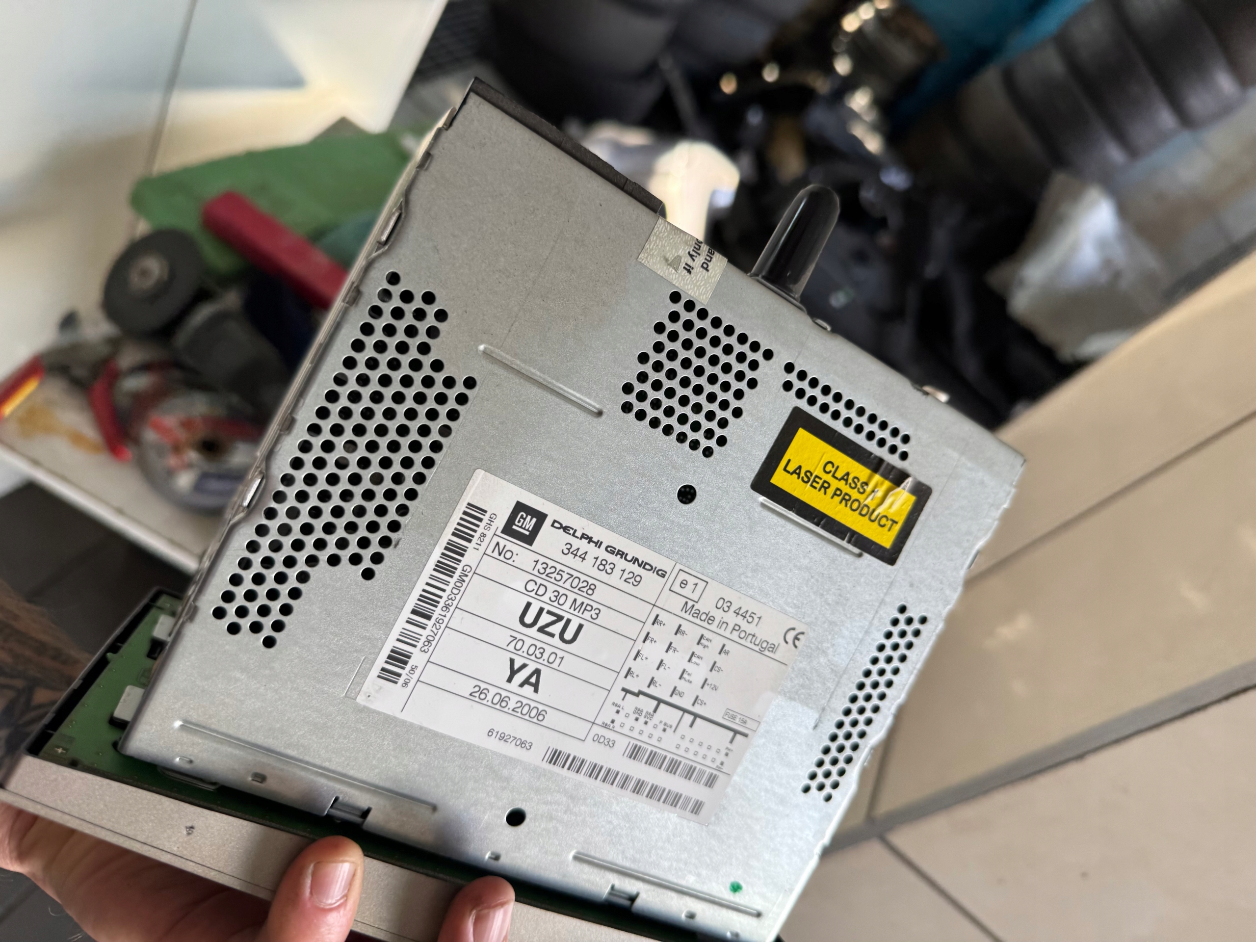 OPEL CORSA D RADIO 13257028 SPRAWNY 100%
