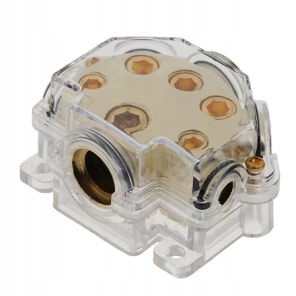 0/2/4/8 Gauge Auto Audio Stereo Amp Power/Ground Cable Distribution Block