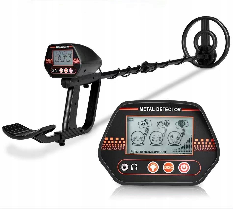MD-4070 Profesjonalny wykrywacz metali, LCD, wodoodporna cewka, do poszukiwania skarbów