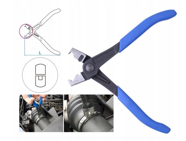 SZCZYPCE DO OPASEK PRZEWODÓW CLICK-R CLICK