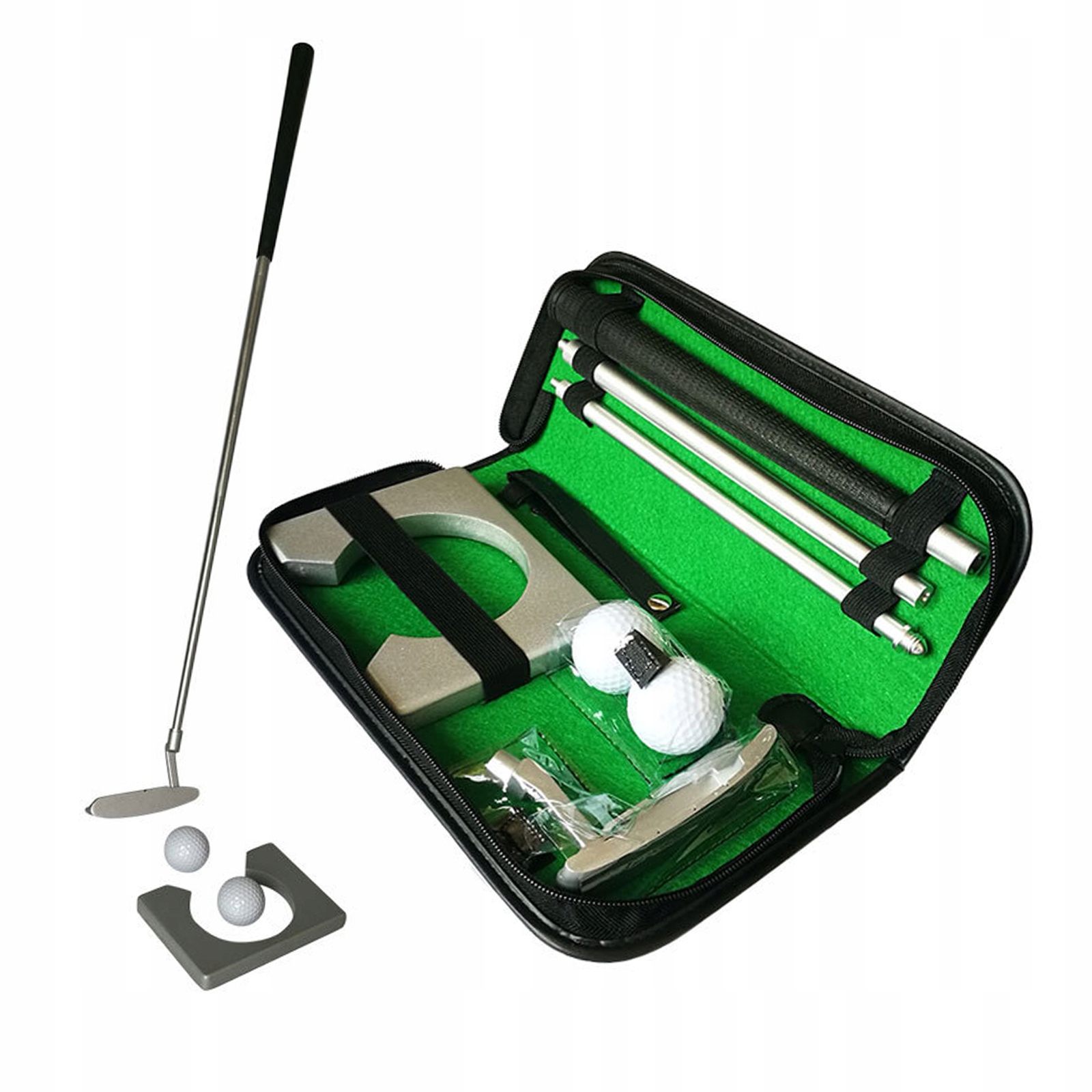 Sada Putterů Pro Golf Trénink Golfu Sada Pro Cvičení Minigolf Putting
