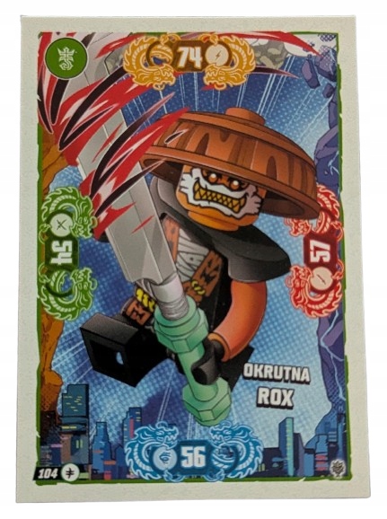 Karta Lego Ninjago (Dragon Storm) Seria 11 Numer 104