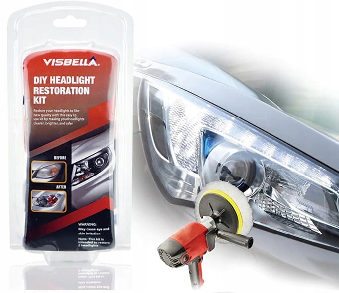 ZESTAW DO REGENERACJI REFLEKTORÓW POLEROWANIA LAMP