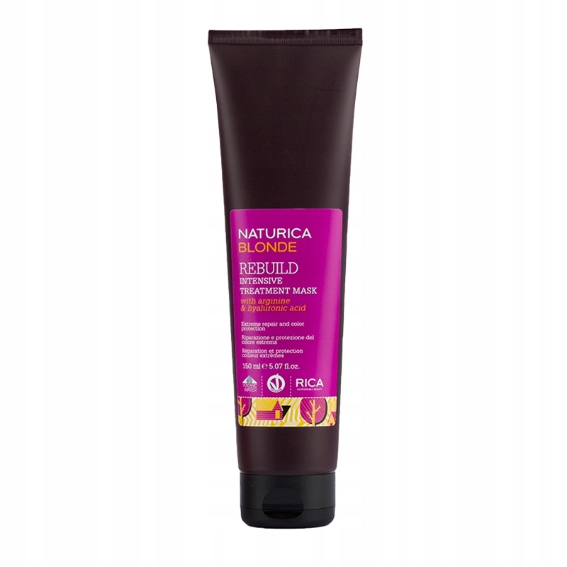 Rica Naturica blond rebuild vyživující maska pro blond vlasy 150 Ml