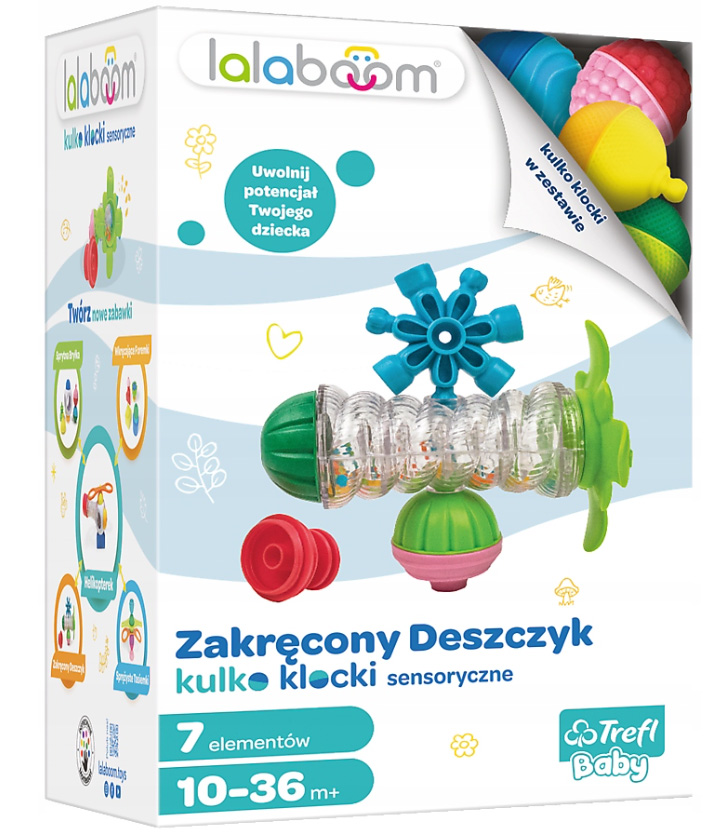 

Kulko klocki sensoryczne Zakręcony Deszczyk Trefl