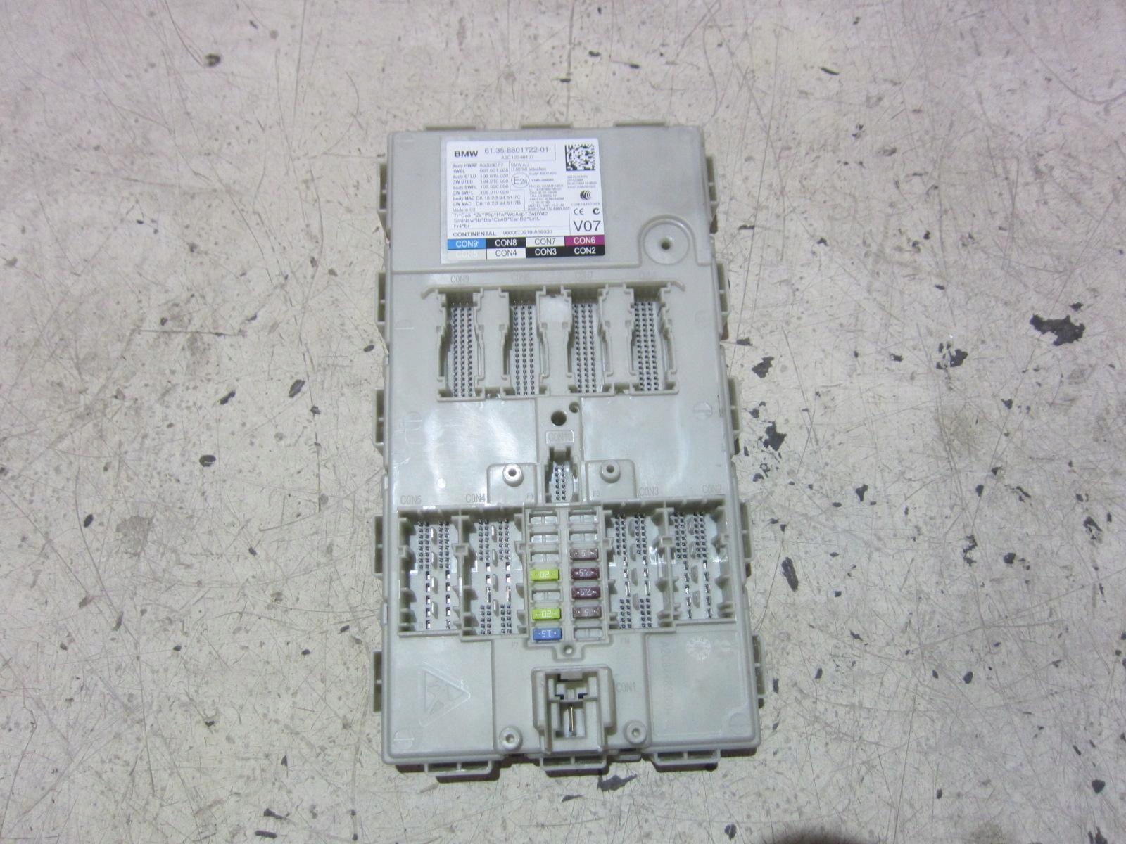 BMW X3 G01 G30 computer module control unit BDC 8715809 8725624 61359436420