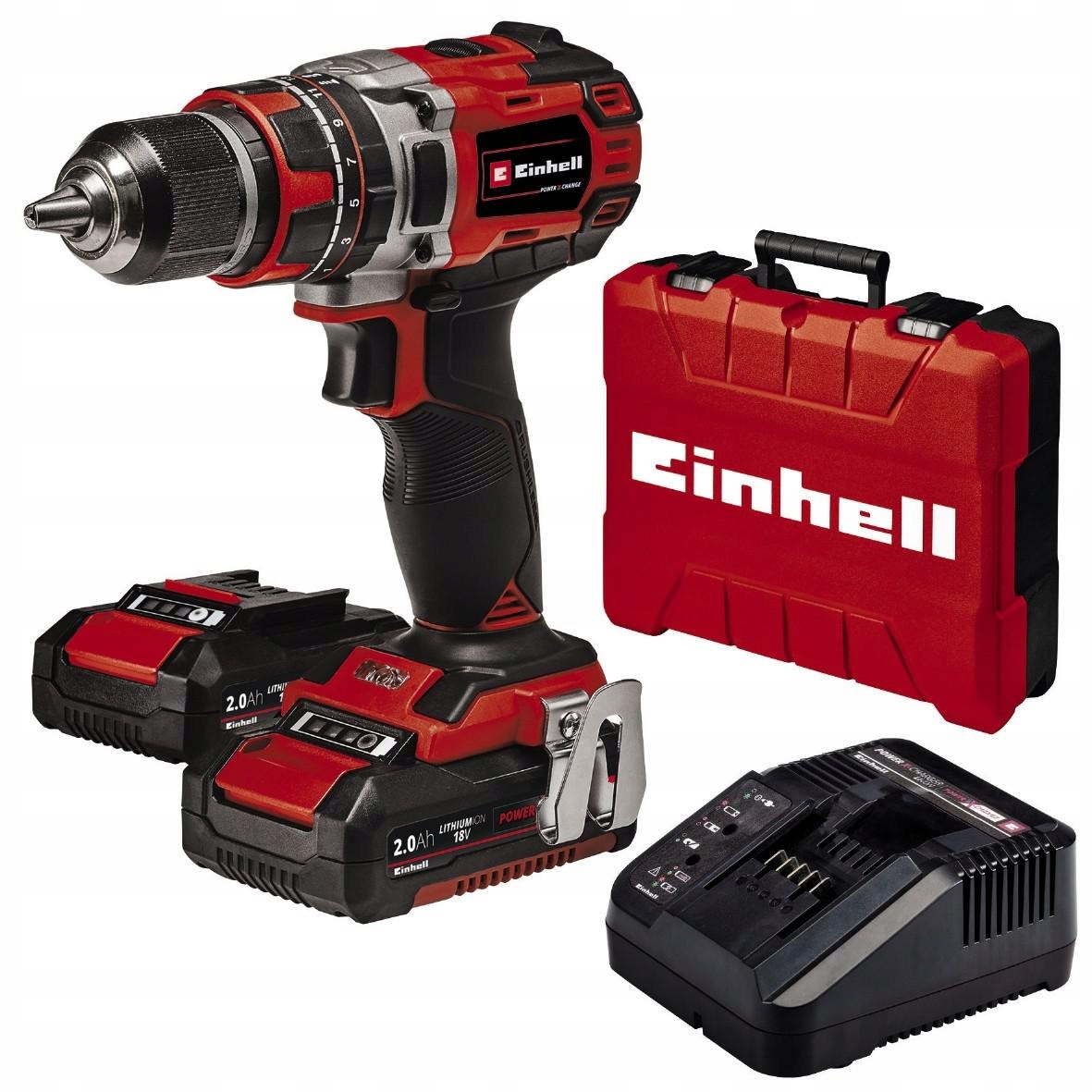 Einhell Te-cd 18/50 Li-i Bl w zestawie: 2 c akumulator i ładowarka