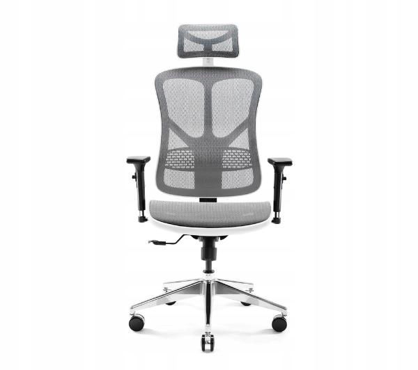 Fotel Diablo Chairs V-Basic Ergonomic Biało-szary