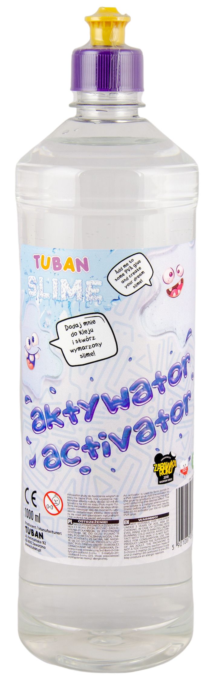

Aktywator Do Kleju Slime 1000ml Gluty 1L Tuban