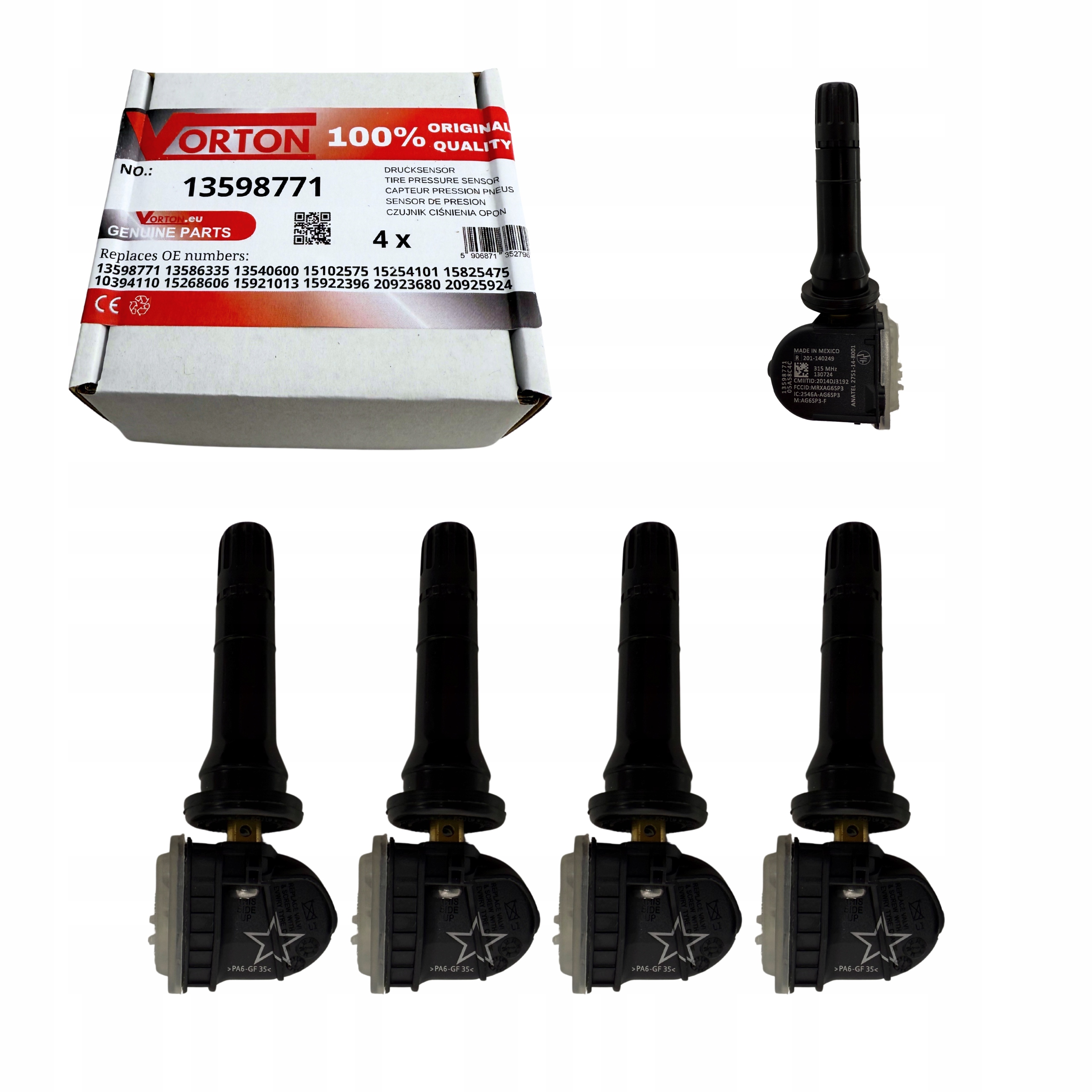 Snímače Tlaku Vzduchu Pneumatík Kolies Tpms Hummer H2 Buick Cadillac Saturn