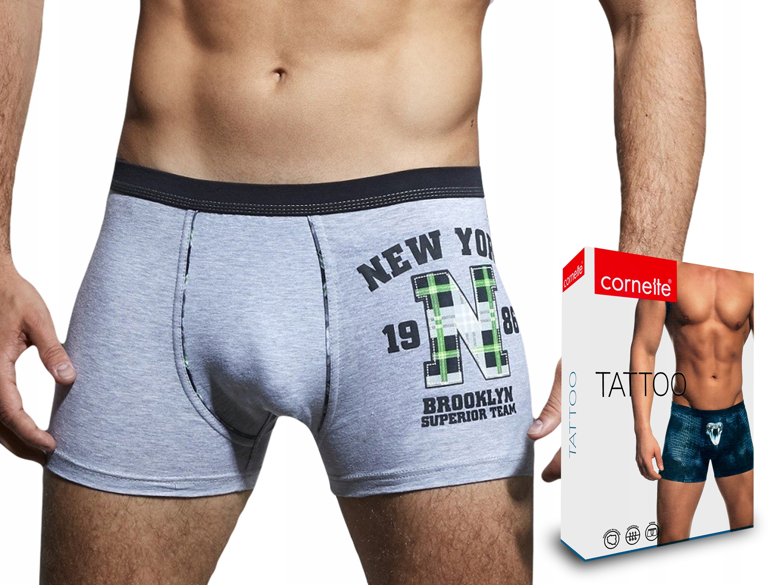 

Bokserki Cornette Tattoo New York 280/160, M