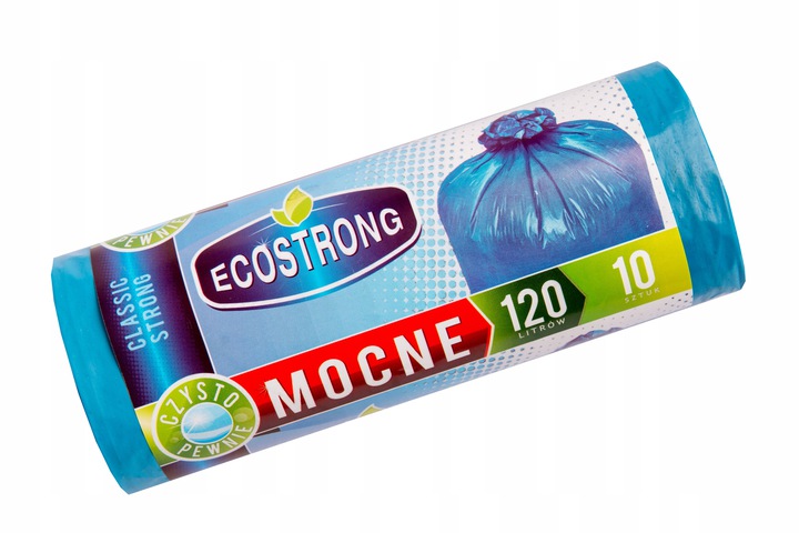 

Worki Na Śmieci Ldpe 120L A'10 Niebieskie z Taśmą