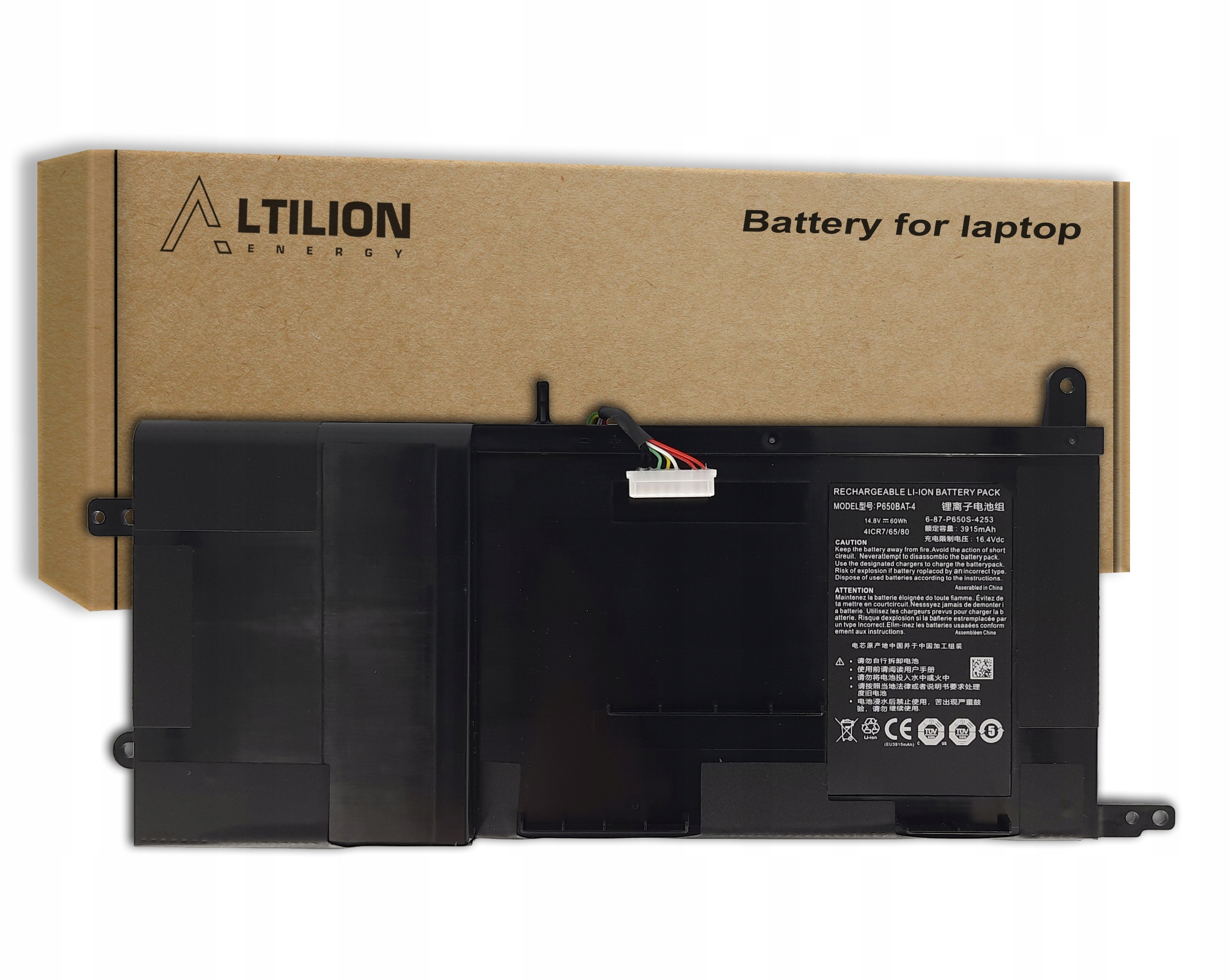 Batéria Altilion Energy P650BAT-4 kompatibilná s Clevo