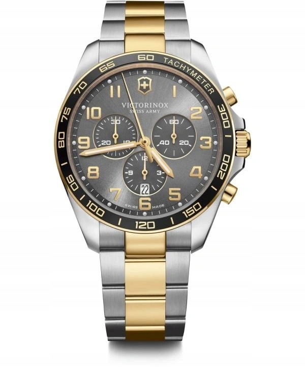 Pánské Hodinky Victorinox 241902 Fieldforce Chrono Stříbrné Na Náramku